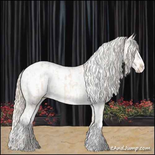 Horse Color:Perlino Blanket  and White Spotted Perlino Blanket 