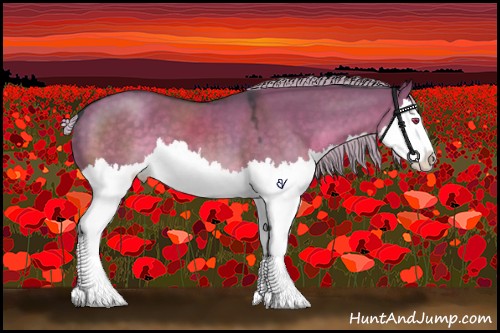 Horse Color:Silver Grullo Chinchilla Sabino Splash