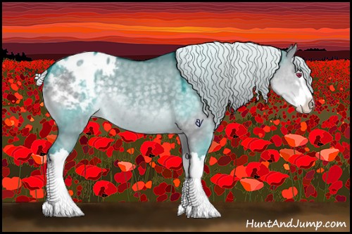 Horse Color:Silver Grullo Chinchilla Sabino Splash Appaloosa 