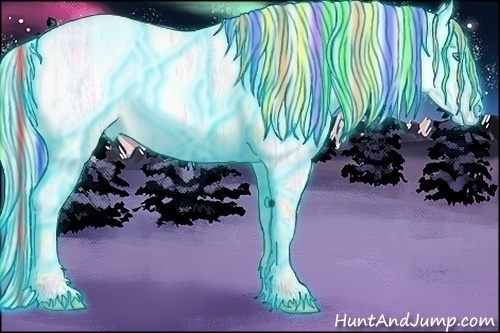 Horse Color:Painted Thunderstruck White Spotted Silver Perlino Ice and Painted Thunderstruck White Spotted Silver Perlino Ice