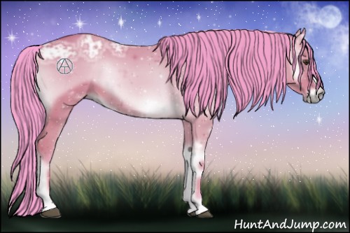 Horse Color:Watercolor Bay Ice Onyx 