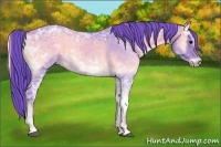 Horse Color:Watercolor Blue Onyx Ice Roan 