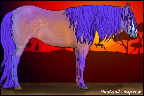 Horse Color:Watercolor Brown 
