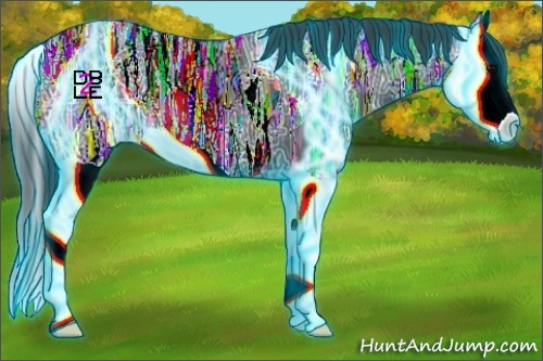 Horse Color:Thunderstruck Black Ice Splash 
