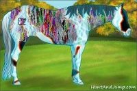 Horse Color:Thunderstruck Black Ice Splash 