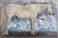 Horse Color:Silver Grullo Ice 
