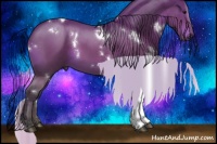 Horse Color:White Spotted Silver Brown Tobiano 