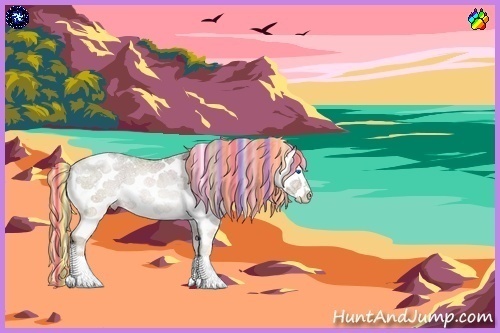 Horse Color:Painted White Spotted Silver Brown Ice Pearl Dun Splash Rabicano 