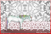 Horse Color:Painted Watercolor White Spotted Silver Brown Chinchilla Ice Dun Splash Frame Rabicano