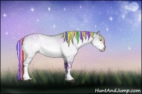 Horse Color:Painted White Spotted Silver Brown Chinchilla Ice Dun Rabicano