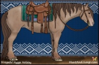 Horse Color:Classic Champagne Sabino  and Classic Champagne Sabino 