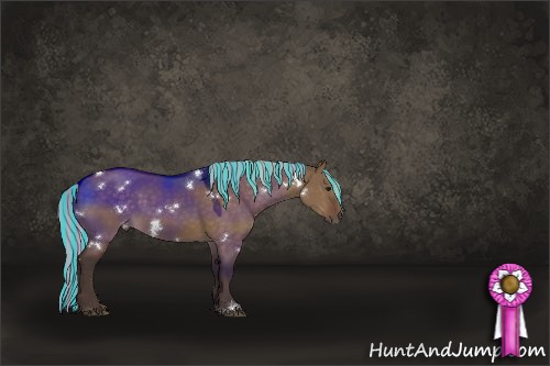Horse Color:Painted White Spotted Silver Brown Dun Rabicano 