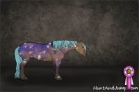 Horse Color:Painted White Spotted Silver Brown Dun Rabicano