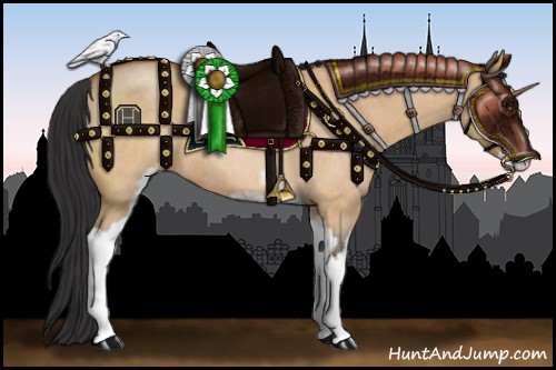 Horse Color:Bay Roan Dun Sabino 