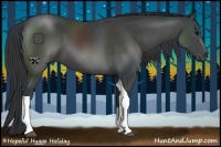 Horse Color:Black Tobiano Rabicano