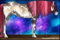 Horse Color:Painted White Spotted Liver Red Onyx Varnish