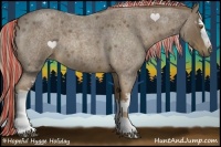 Horse Color:Painted White Spotted Chocolate Palomino Roan 