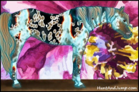 Horse Color:Gray Thunderstruck Liver Red Dun Tobiano Appaloosa Rabicano 