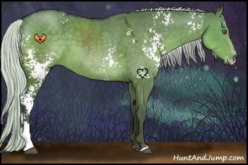 Horse Color:White Spotted Silver Grullo Chinchilla