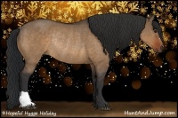 Horse Color:Brown Dun Rabicano
