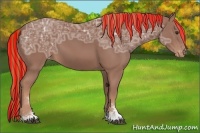 Horse Color:Painted Chestnut Ice Sabino Varnish 