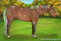Horse Color:Painted Silver Bay 