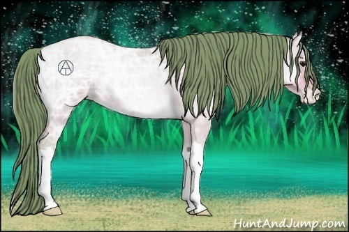 Horse Color:Watercolor Bay Ice Roan Pearl Onyx