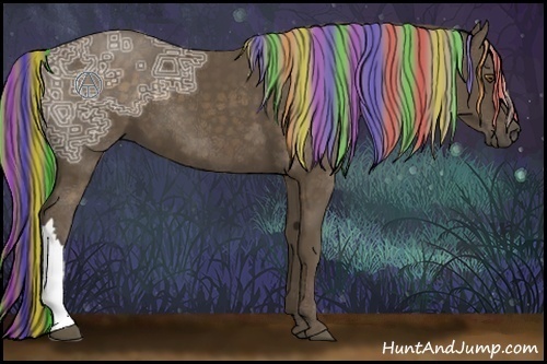 Horse Color:Painted Chocolate Palomino Ice 