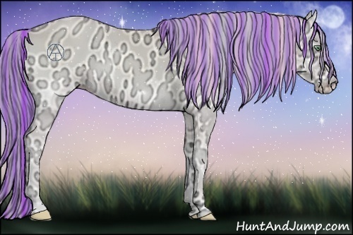 Horse Color:Painted Perlino Ice Onyx 