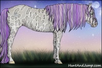 Horse Color:Painted Perlino Ice Onyx