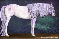 Horse Color:Watercolor Cremello Ice Onyx 