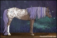 Horse Color:Painted Silver Black Ice 
