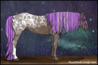 Horse Color:Painted Silver Black Ice 