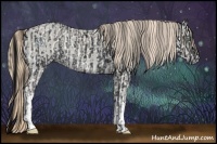 Horse Color:ERROR: UNKNOWN ANOMALY and Painted Perlino Ice Onyx 