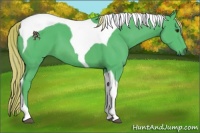 Horse Color:Watercolor Liver Chestnut Tobiano