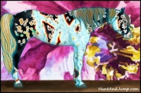 Horse Color:Thunderstruck Chestnut Splash Tobiano Appaloosa Rabicano 