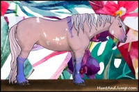 Horse Color:Watercolor White Spotted Silver Brown Dun 