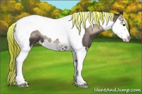 Horse Color:Painted Blue Onyx Splash Tobiano 
