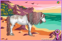 Horse Color:Painted White Spotted Silver Brown Ice Dun Splash Rabicano 