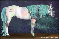 Horse Color:Painted Nacre Silver Brown Chinchilla Ice Onyx