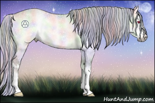 Horse Color:Painted Nacre Silver Brown Chinchilla Ice Onyx Brindle