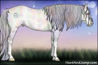 Horse Color:Painted Nacre Silver Brown Chinchilla Ice Onyx Brindle