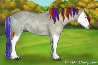 Horse Color:Painted Liver Red Dun Ice Splash 