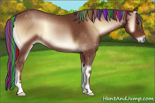 Horse Color:Painted Red Onyx 