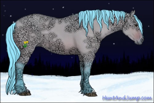 Horse Color:Watercolor Bay Ice Dun