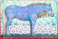 Horse Color:Buckskin Roan Pearl and Buckskin Roan Pearl Splash