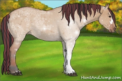 Horse Color:Painted Bay Ice Dun 