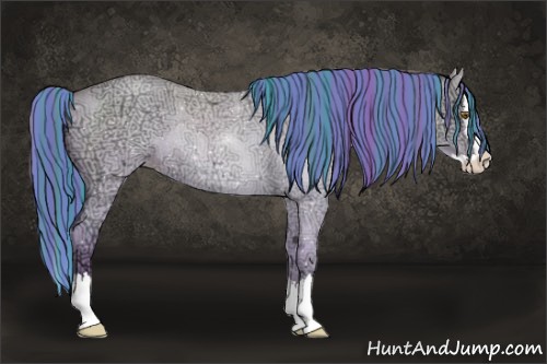 Horse Color:Painted Chocolate Classic Cream Champagne Ice Roan Dun Splash 