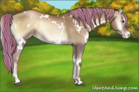 Horse Color:Painted White Spotted Liver Red Onyx Pearl 