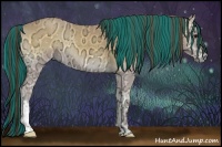 Horse Color:Painted Buckskin Ice Onyx and Painted Buckskin Ice Onyx